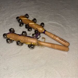 First Act wooden jingle bell shakers